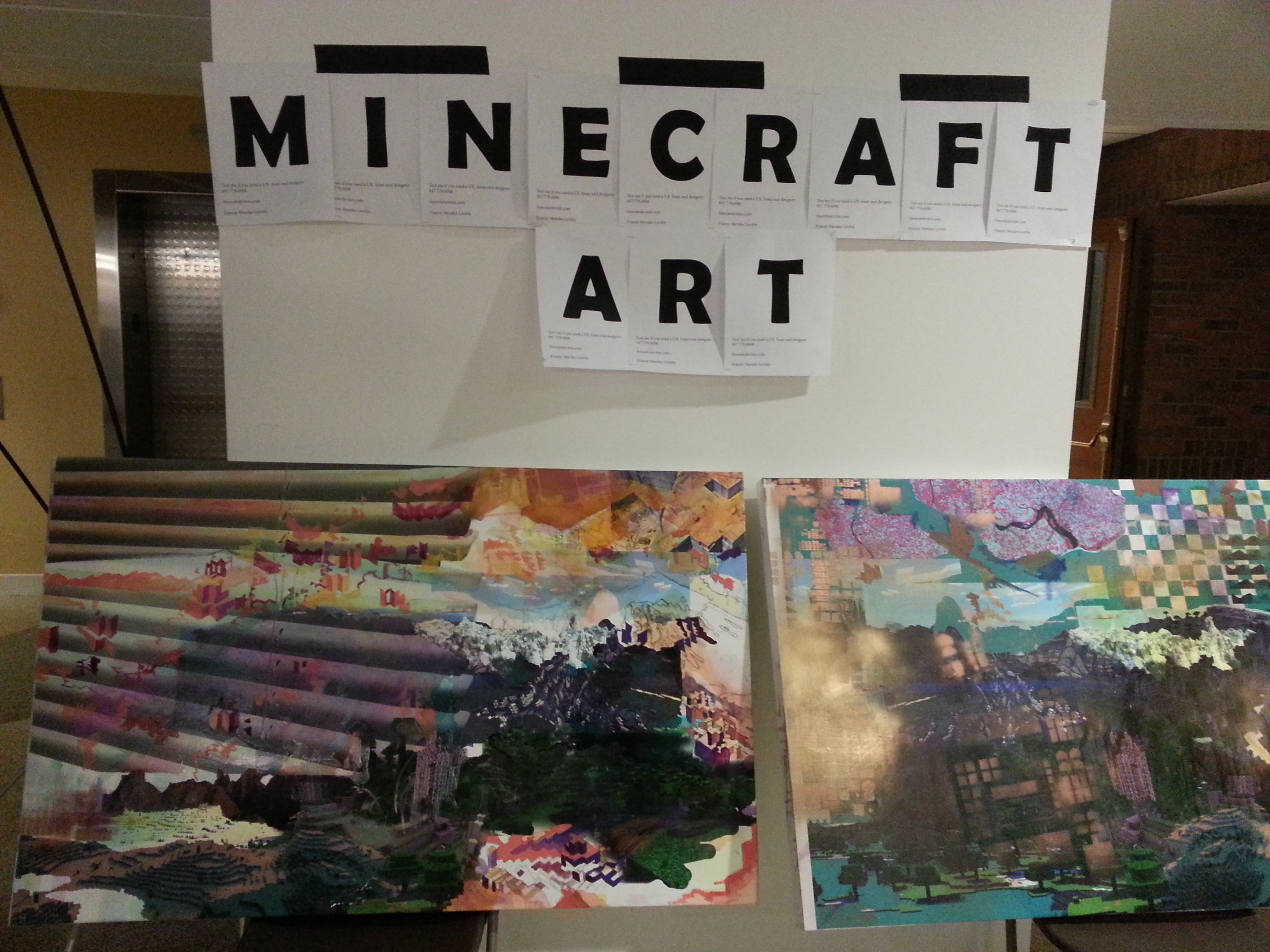 Minecraft art!